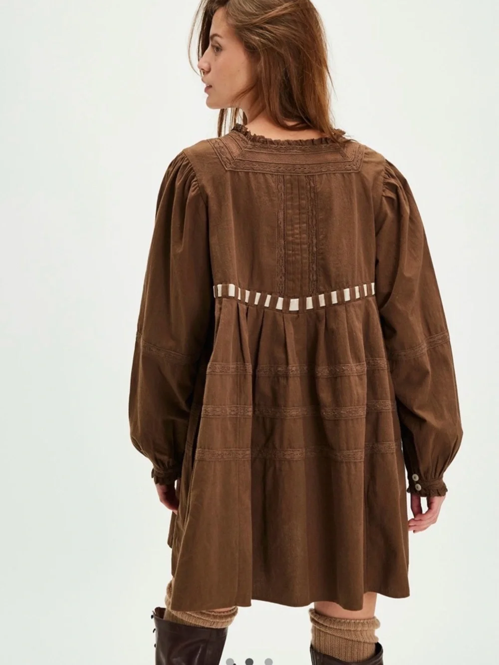 Free People Tea Time Mini Dress Small - Picture 2 of 13